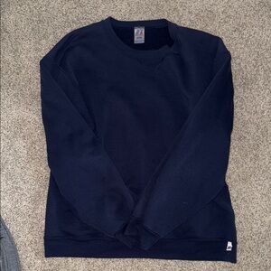 Navy Blue vintage Russell sweatshirt